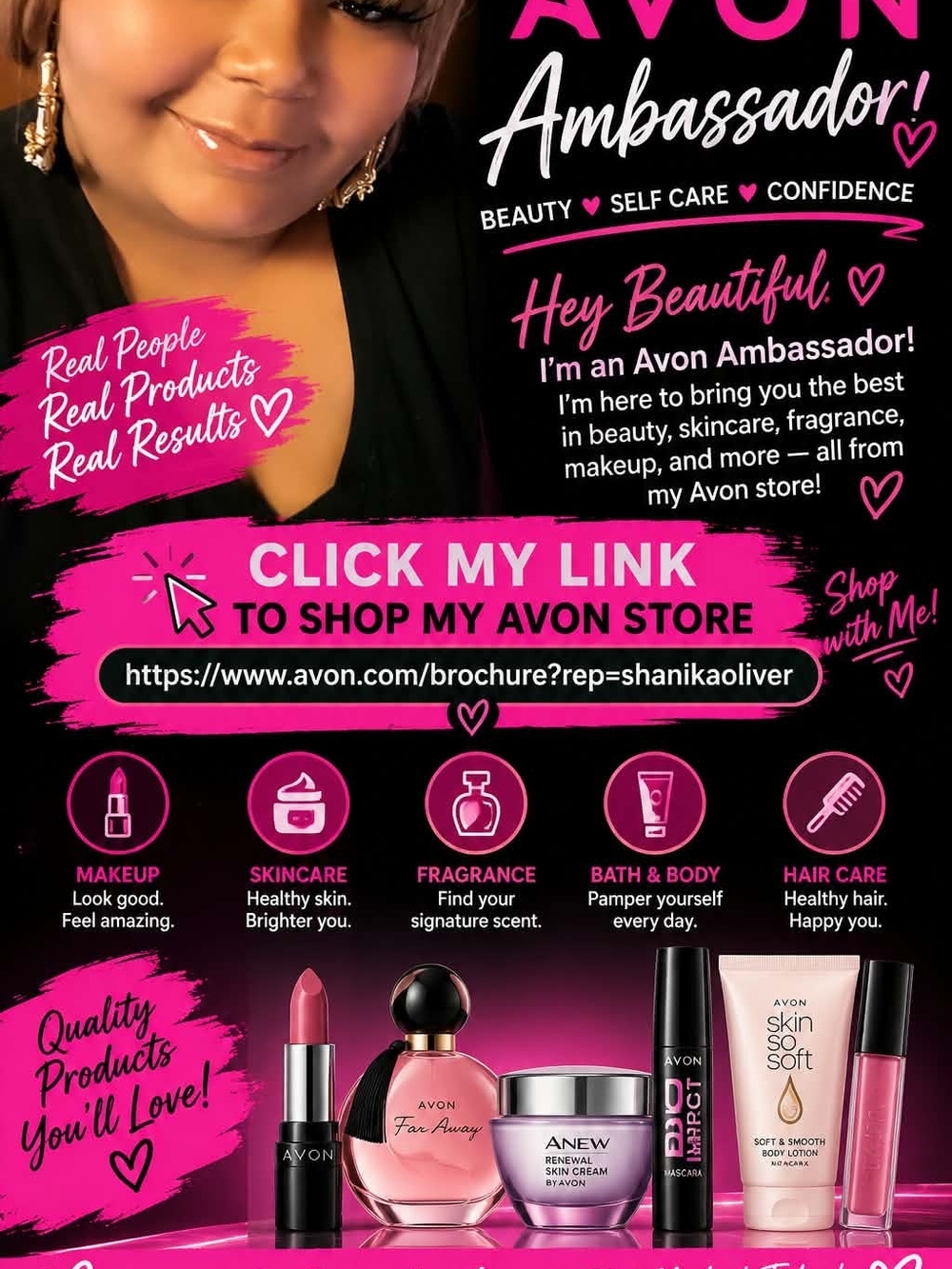 Avon Pink Lipstick & Beauty Collection — Pink